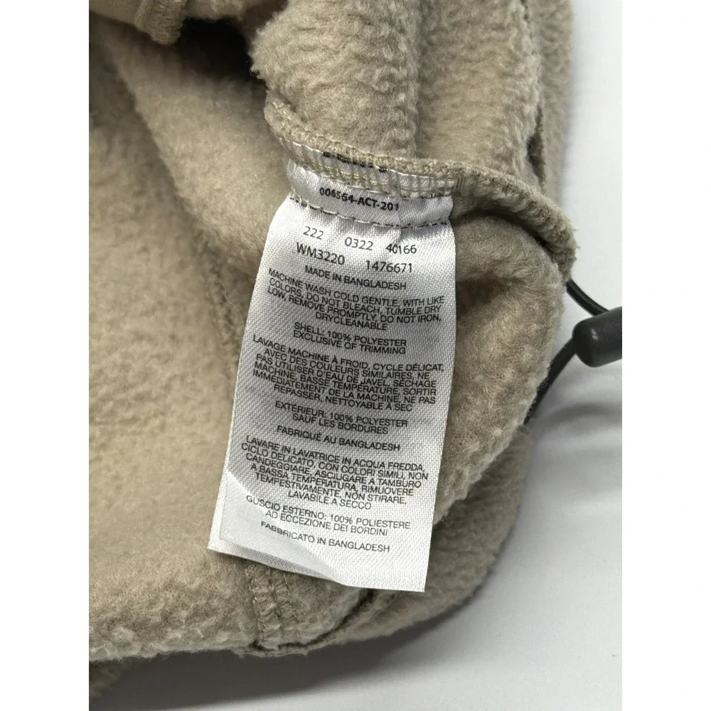 Columbia Fleece Full Zip Jacket Tan Khaki Men's Warm Outdoor Layer‎ Medium